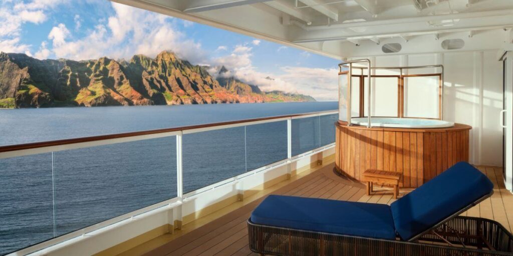 NCL Pride of America suite with balcony