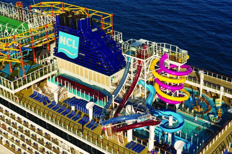 Top deck of NCL Breakaway
