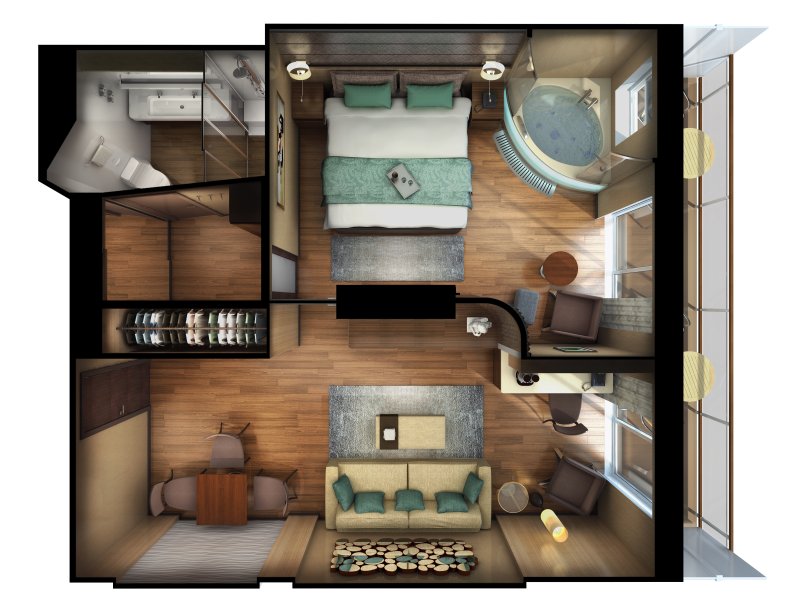 Deluxe Spa Suite on Norwegian Escape