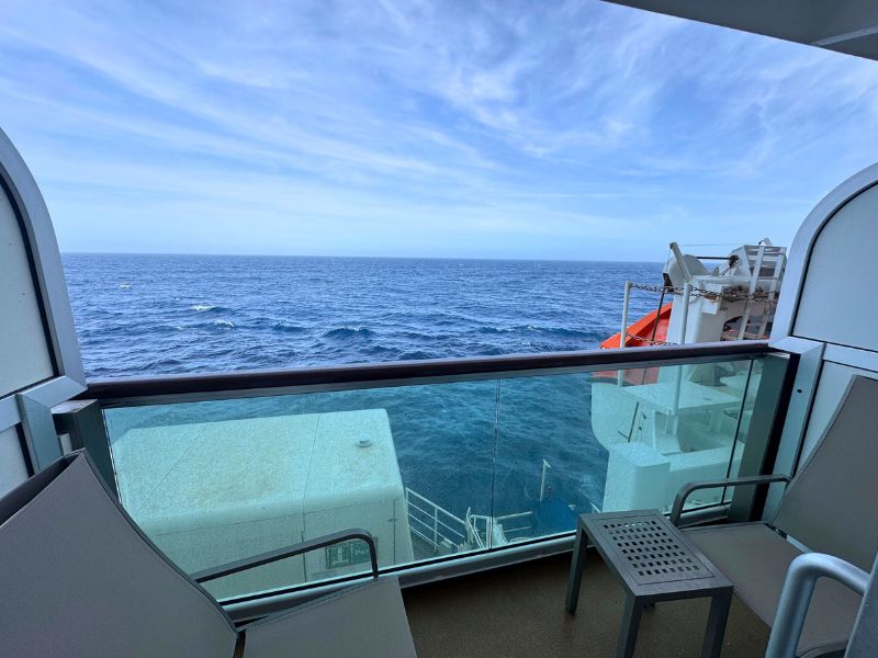 obstructed view balcony on Britannia