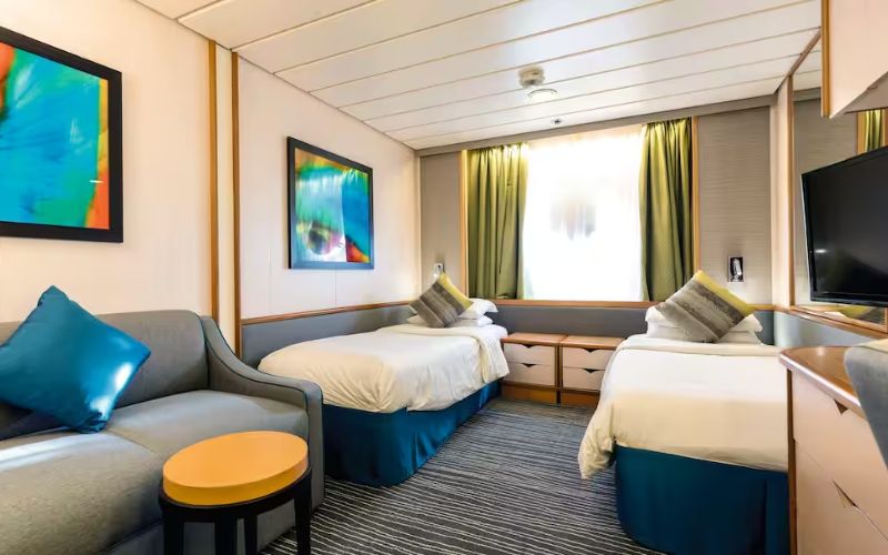 Outside cabin on Marella Discovery 2