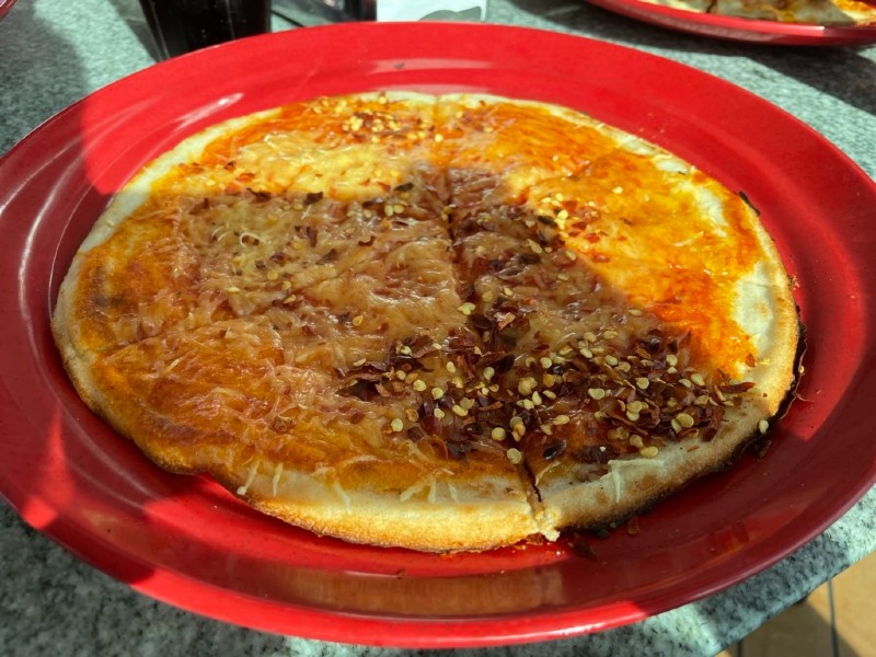 P&O vegan pizza