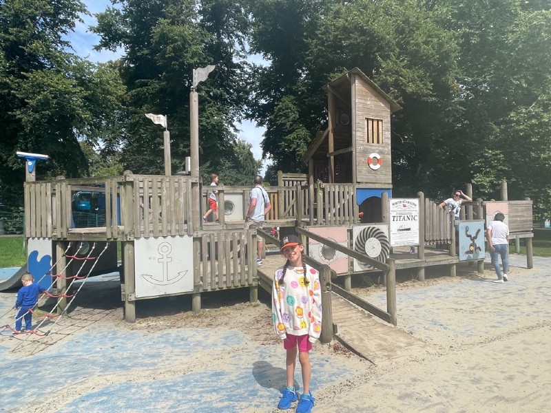 Children at a playground