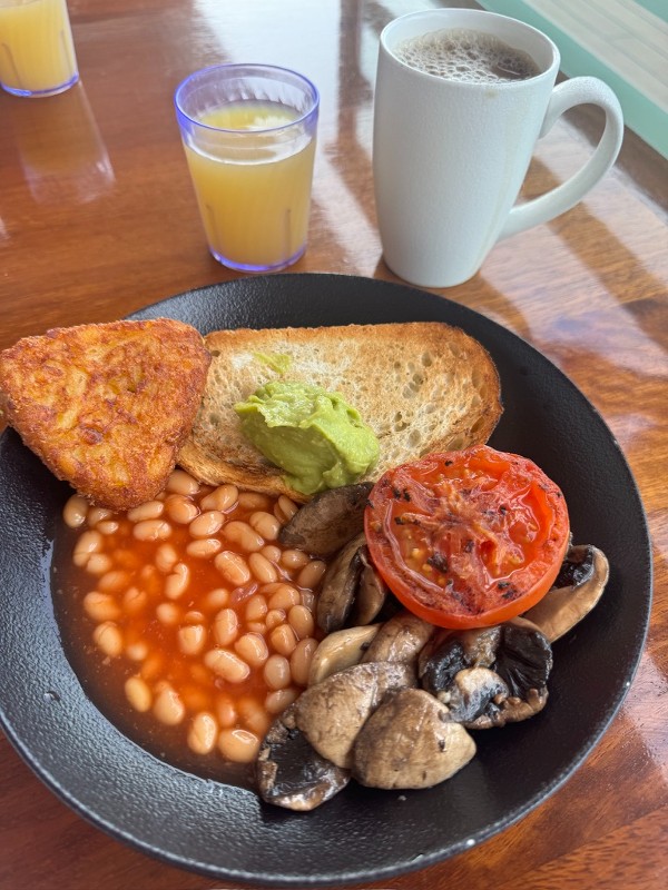 Princess Cruises vegan breakfast