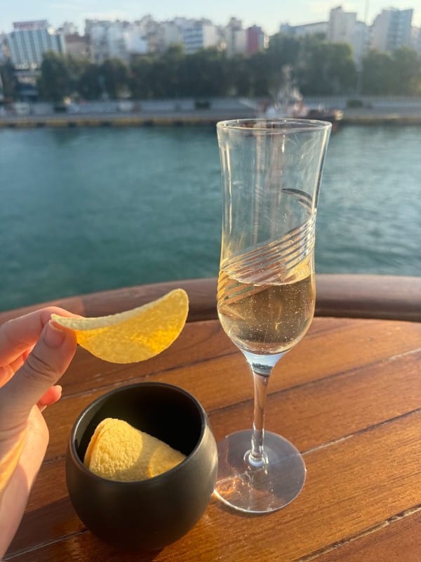 Pringles and Champagne