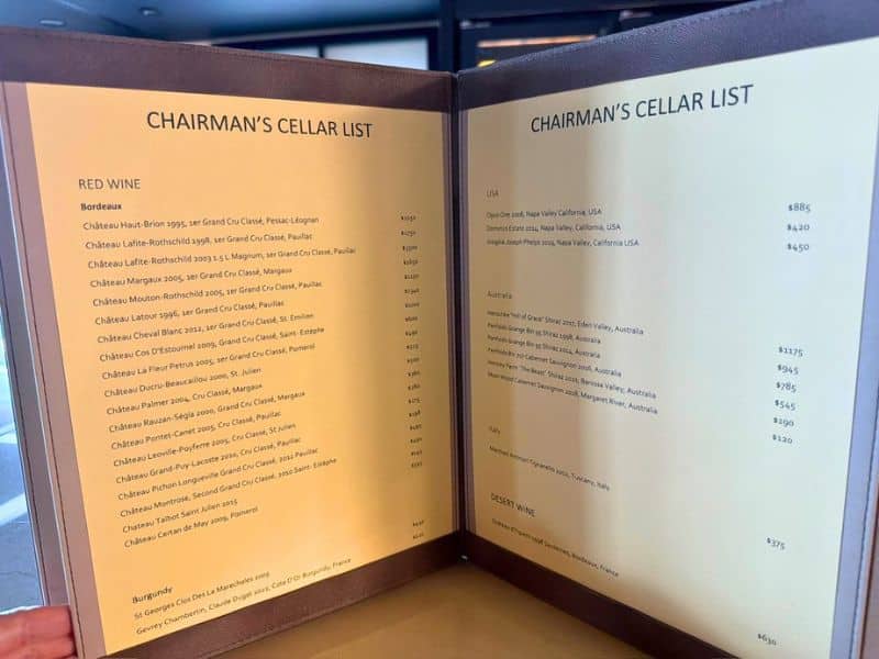 scenic wine list
