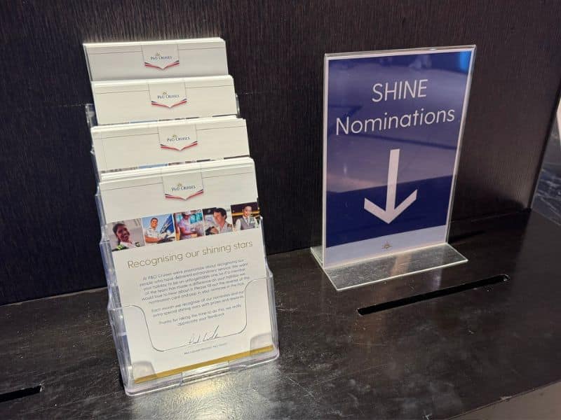 p&o shine nominations cards
