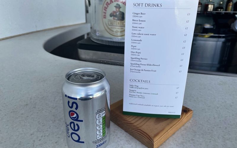 soda in can - Fred. Olsen Borealis