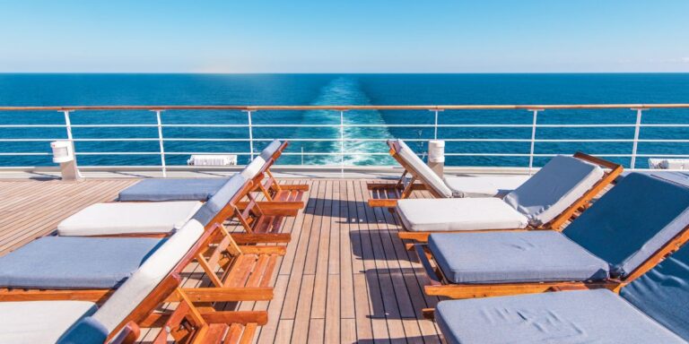 sunloungers cruise ship