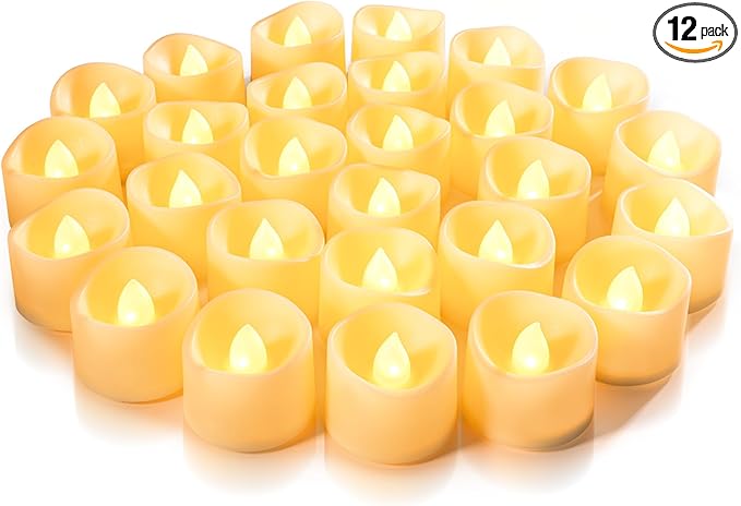 Battery powered tea lights