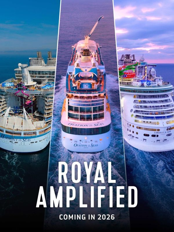 Three Royal Caribbean ships being Amplified