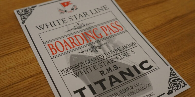 Titanic ticket