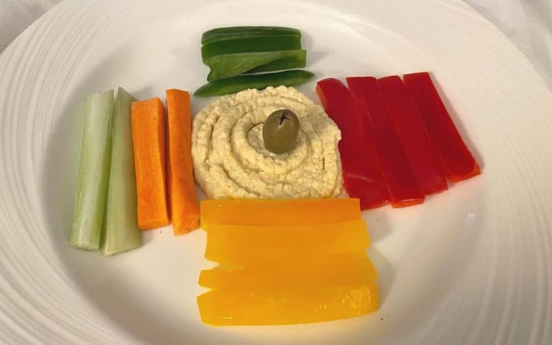Vegetable Crudités with Houmous