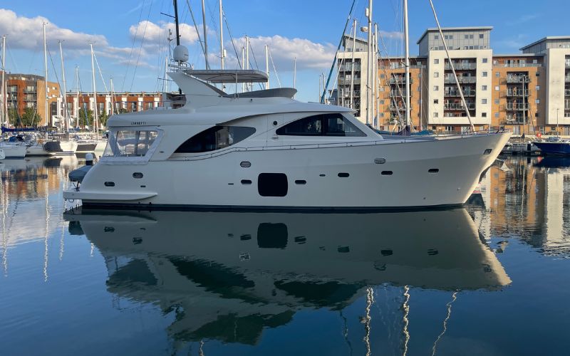 Yacht in Portishead Marina