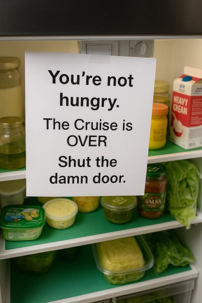 You're not hungry